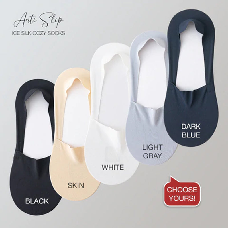 Anti Slip Ice Silk Cozy Socks