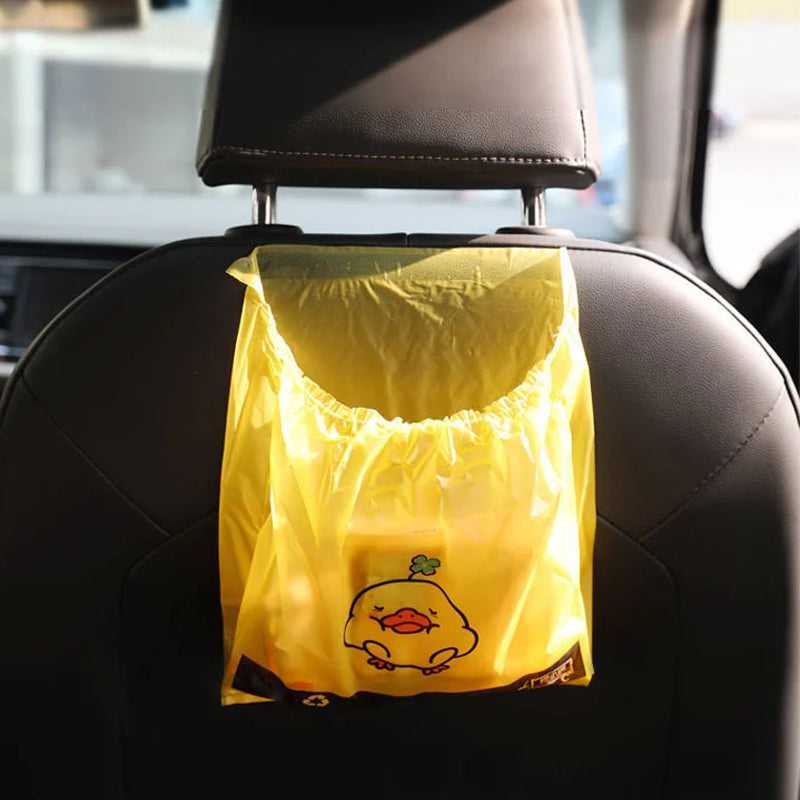 Cute Duck Portable Garbage Bag