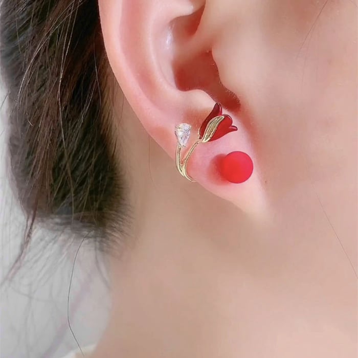 Tulip Flower Versatile Earrings