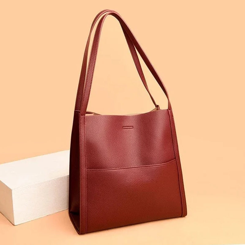 Solid Color Simple Shoulder Bag