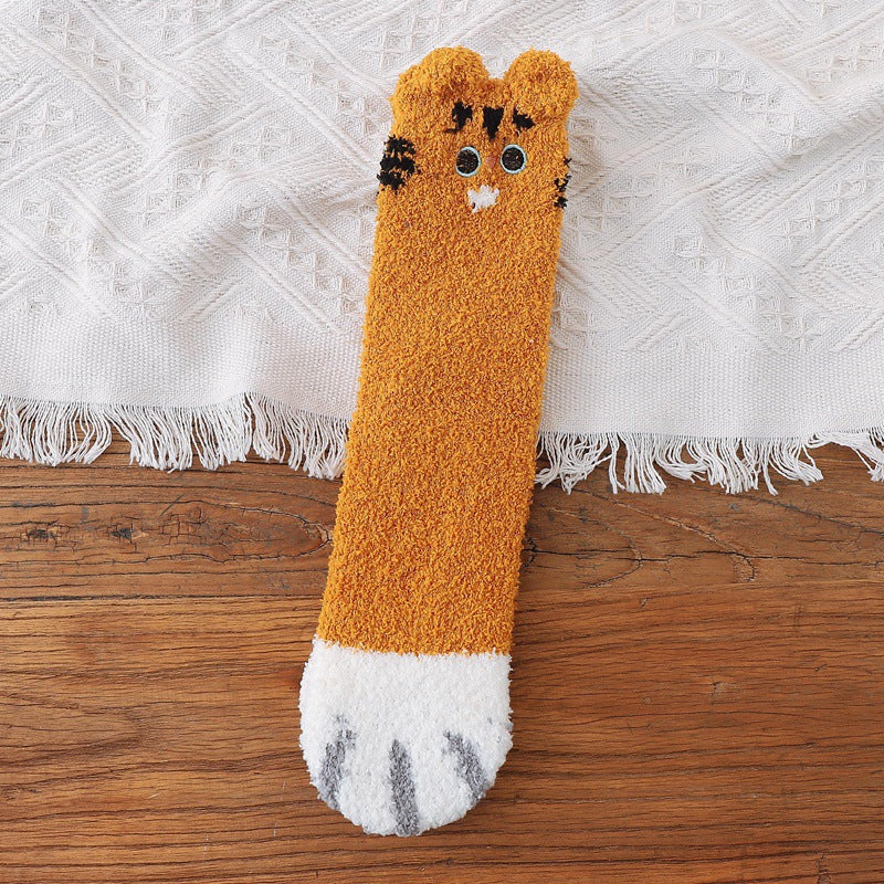 Warm Soft Cat Paw Socks