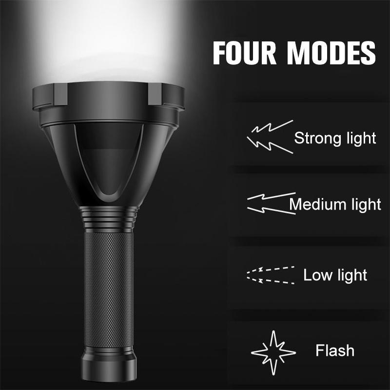 30000-5000 Lumen High Power LED Waterproof Flash Light