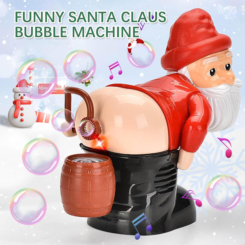 Funny Santa Bubble Blowing Machine